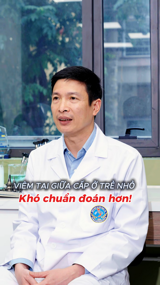 Viêm tai giữa ở trẻ nhỏ